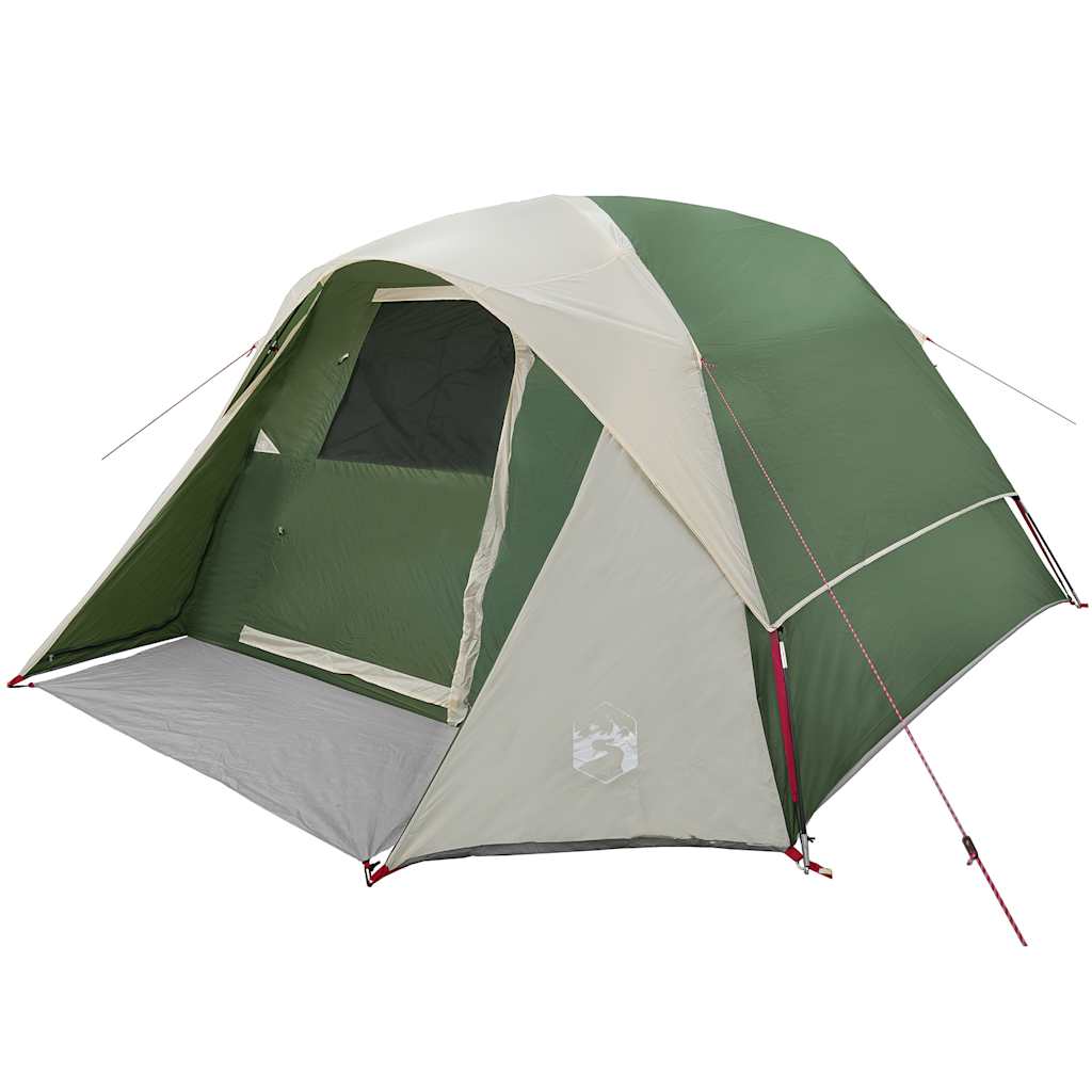 Tenda de campismo cabana para 4 pessoas impermeável verde