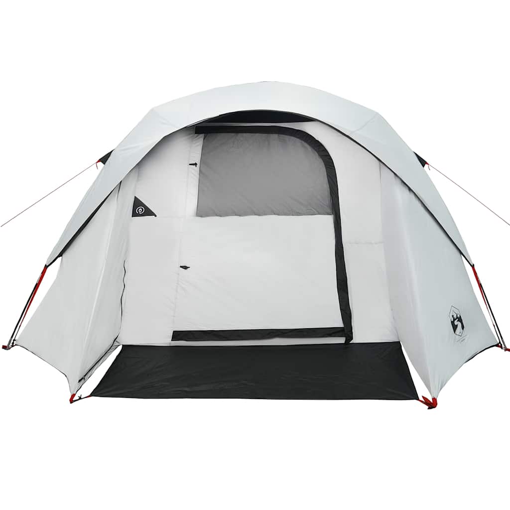 Tenda de campismo cabana p/ 4 pessoas opaca impermeável branco
