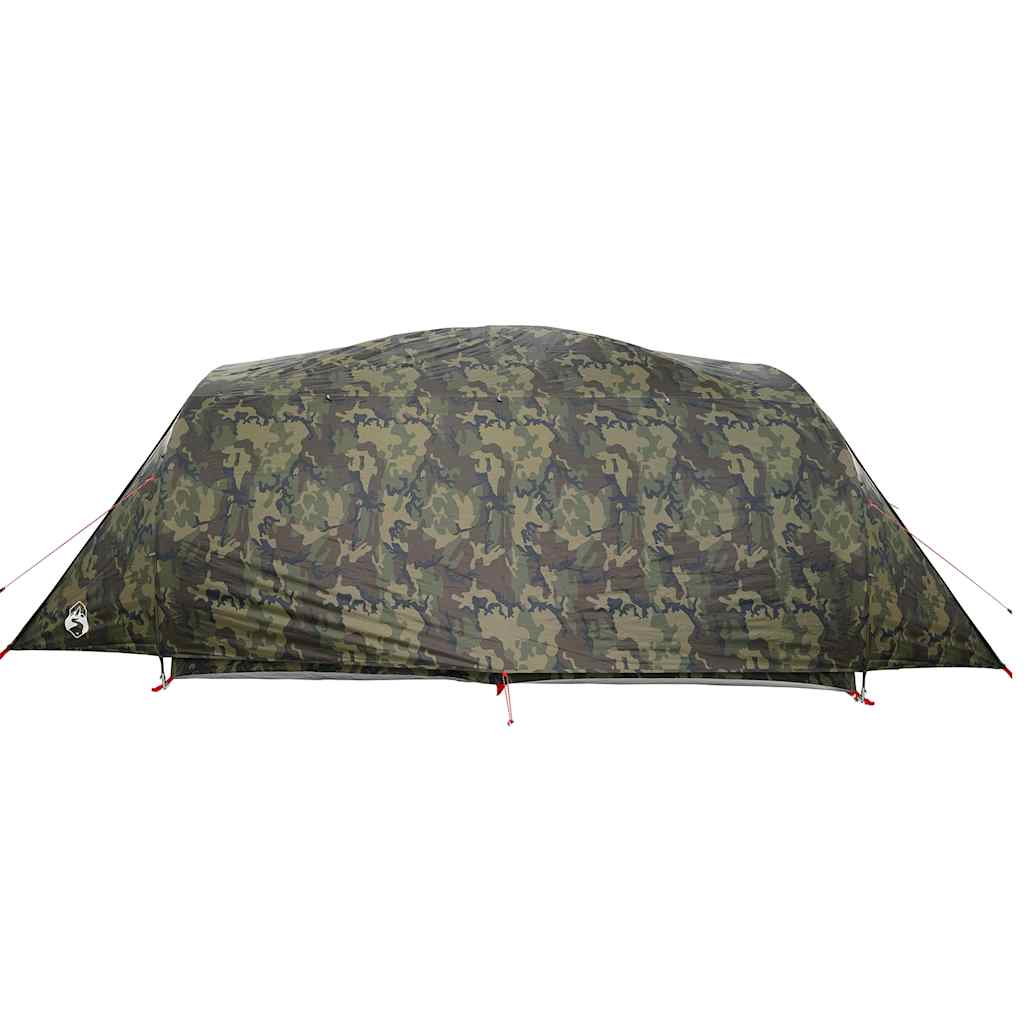 Tenda familiar túnel para 6 pessoas impermeável camuflagem