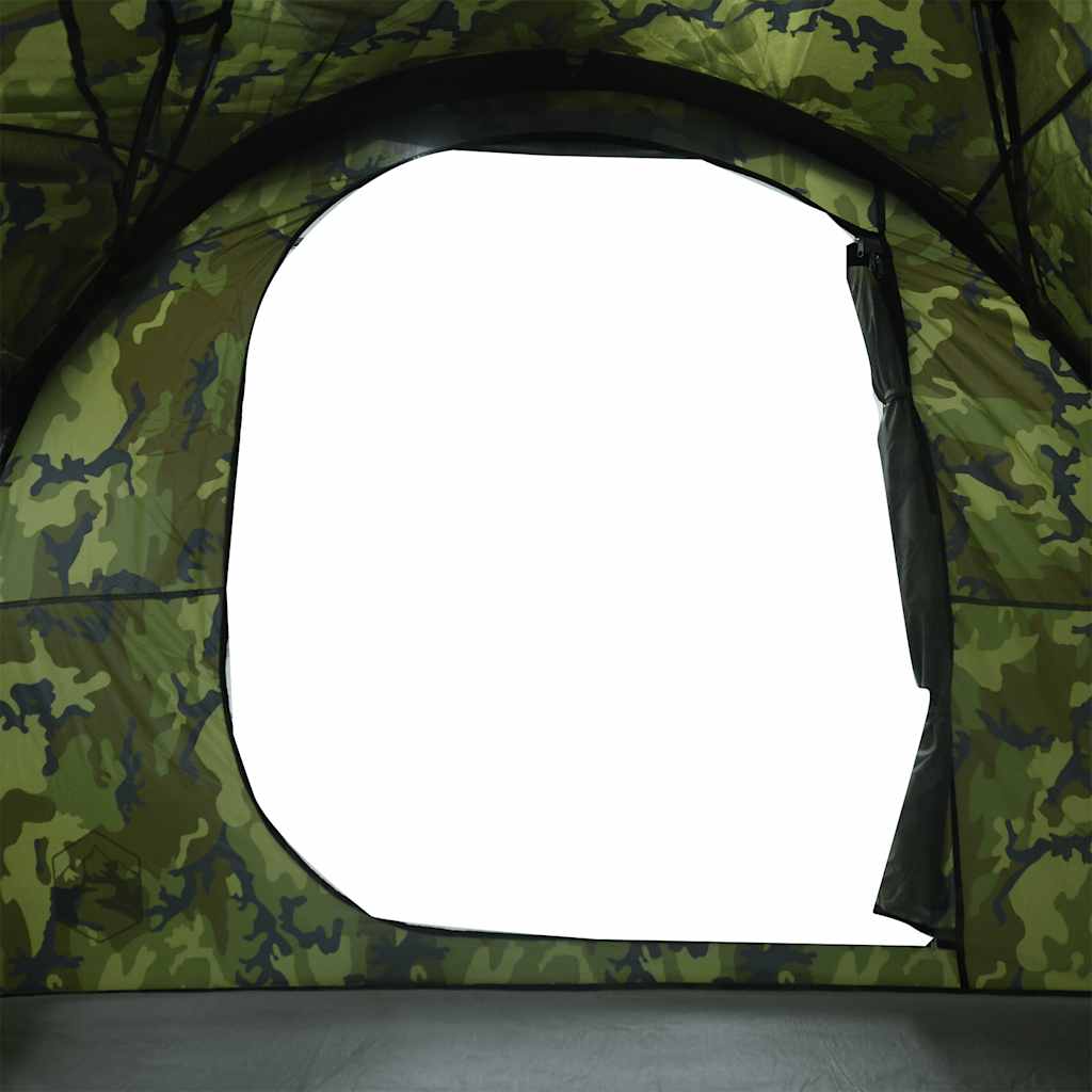 Tenda familiar túnel para 6 pessoas impermeável camuflagem