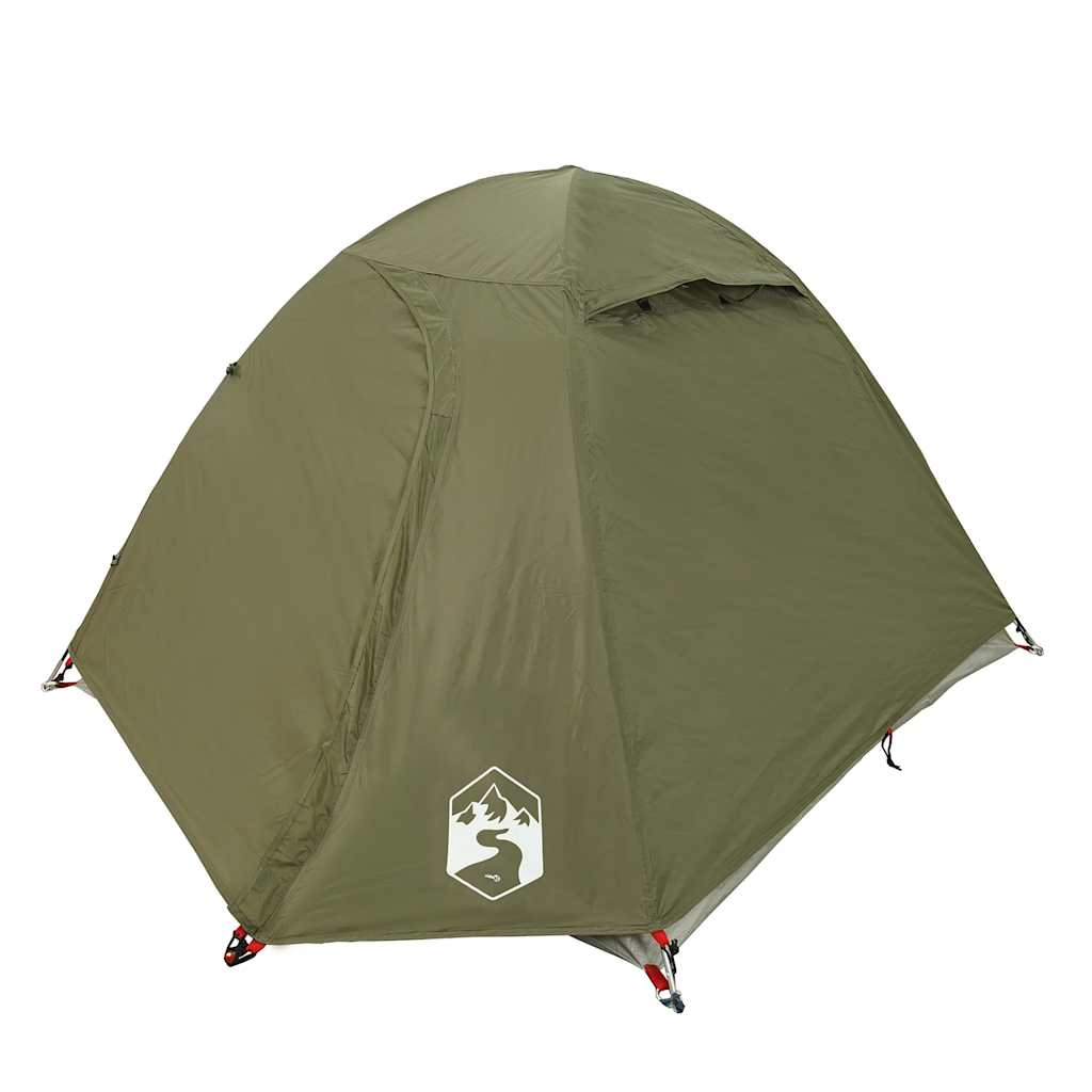Tenda campismo cúpula p/ 2 pessoas impermeável verde azeitona