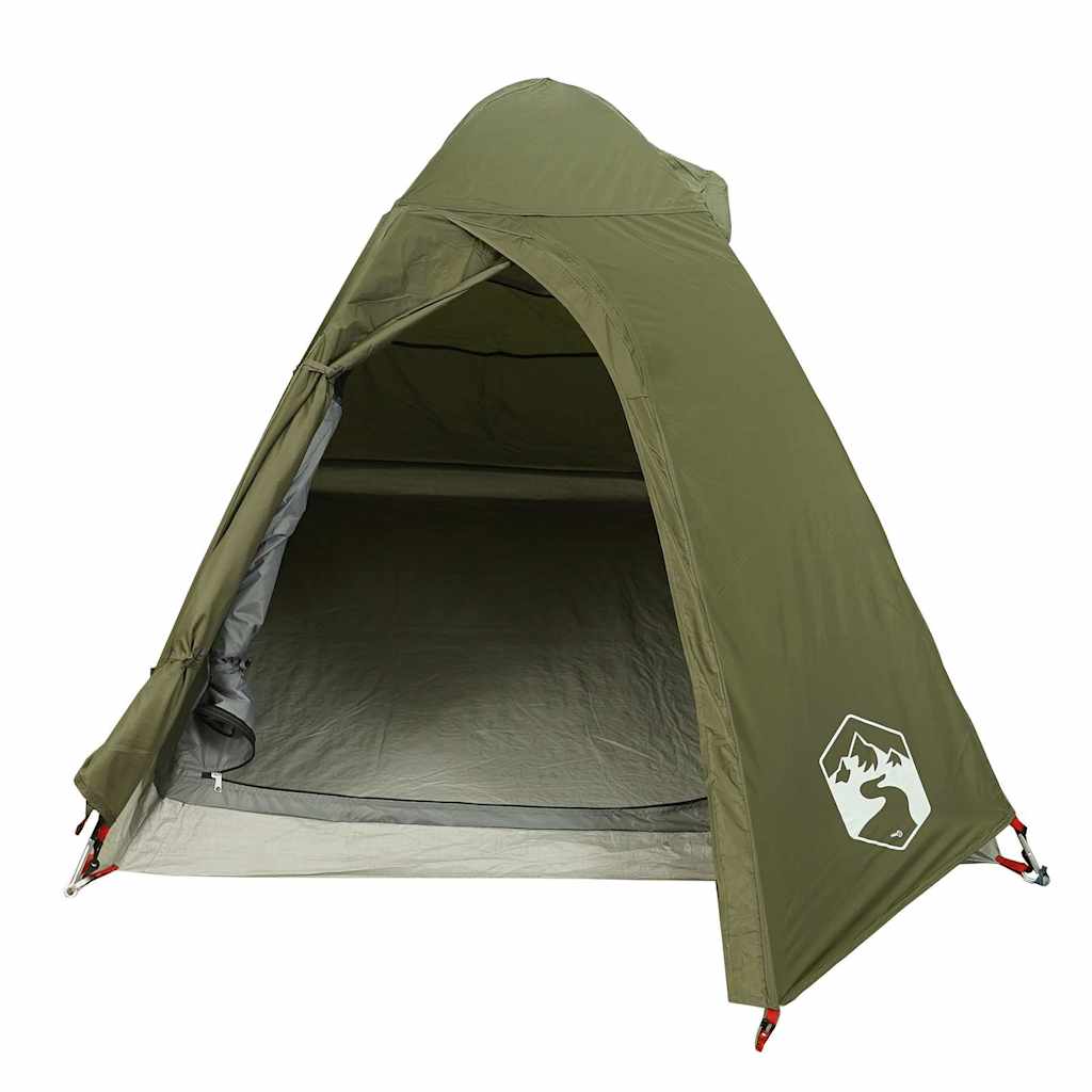 Tenda campismo cúpula p/ 2 pessoas impermeável verde azeitona