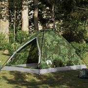 Tenda de campismo cúpula p/ 2 pessoas impermeável camuflagem