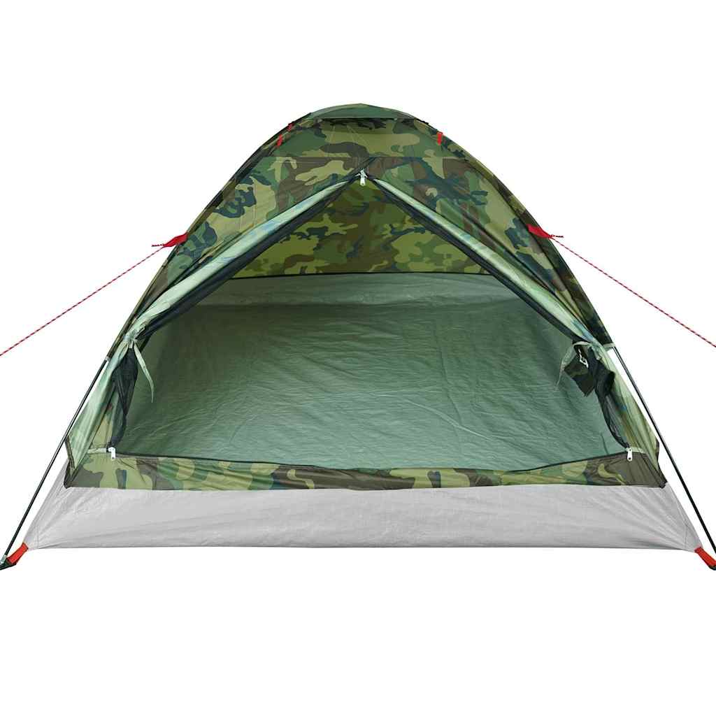 Tenda de campismo cúpula p/ 4 pessoas impermeável camuflagem