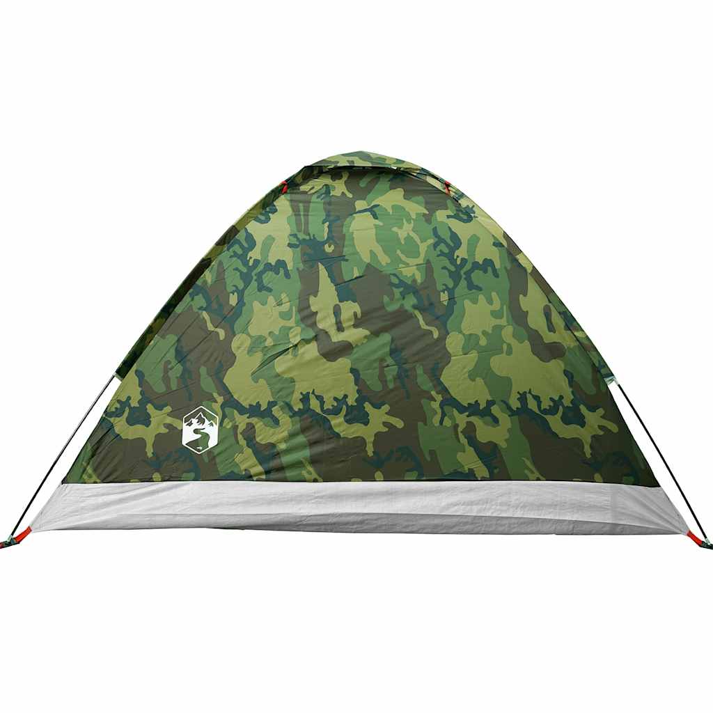 Tenda de campismo cúpula p/ 4 pessoas impermeável camuflagem