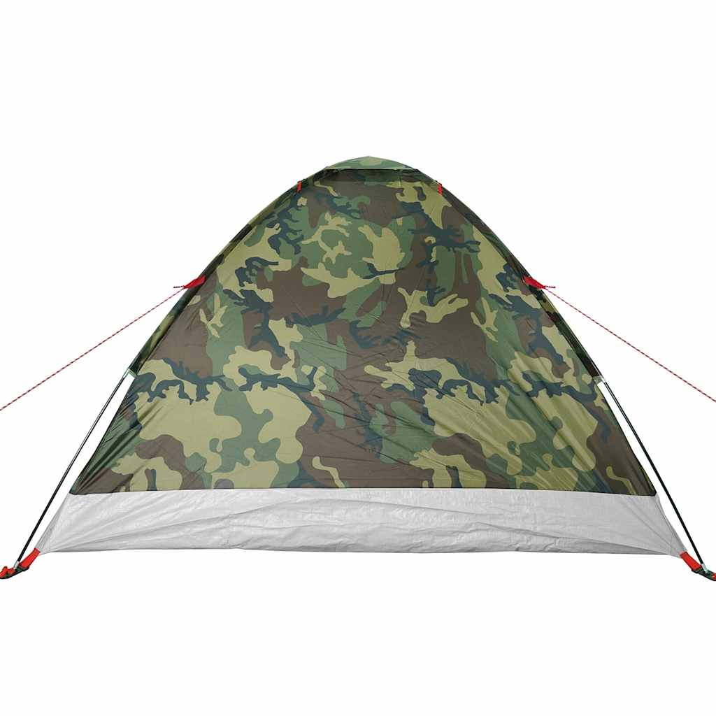 Tenda de campismo cúpula p/ 4 pessoas impermeável camuflagem