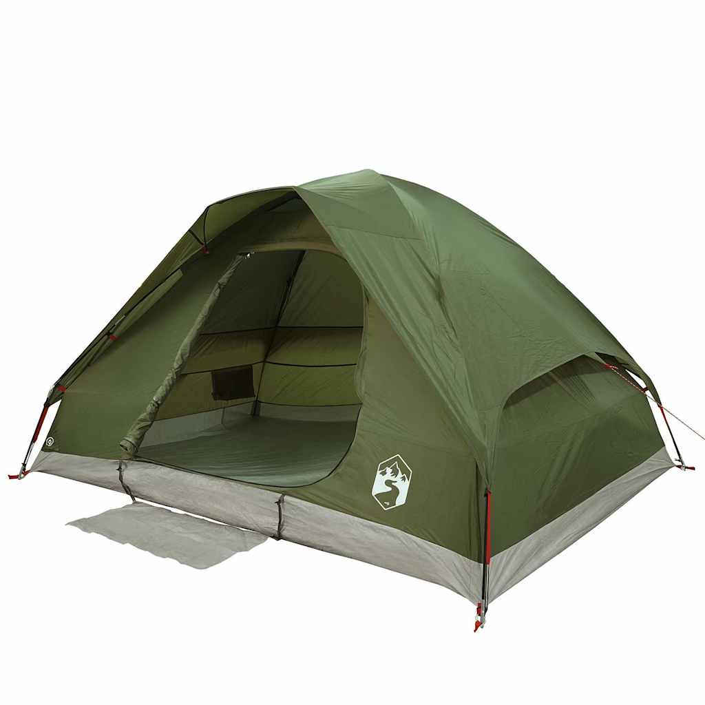 Tenda campismo cúpula p/ 2 pessoas impermeável verde azeitona