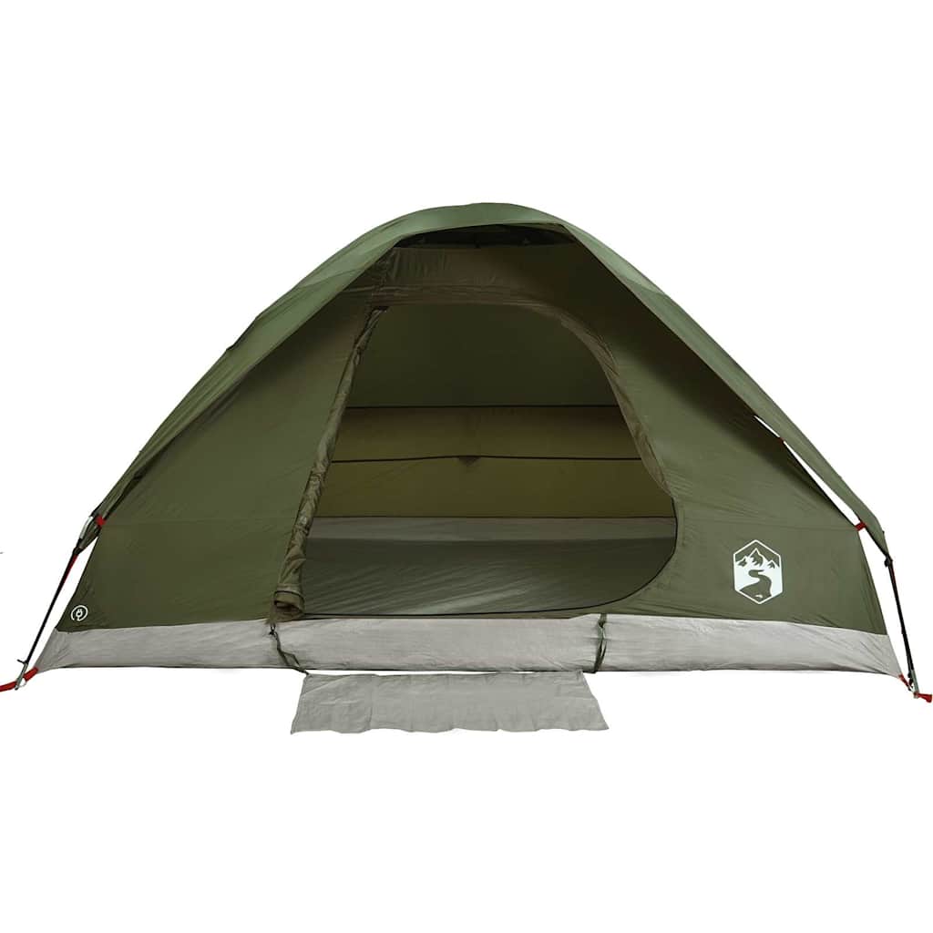 Tenda campismo cúpula p/ 2 pessoas impermeável verde azeitona