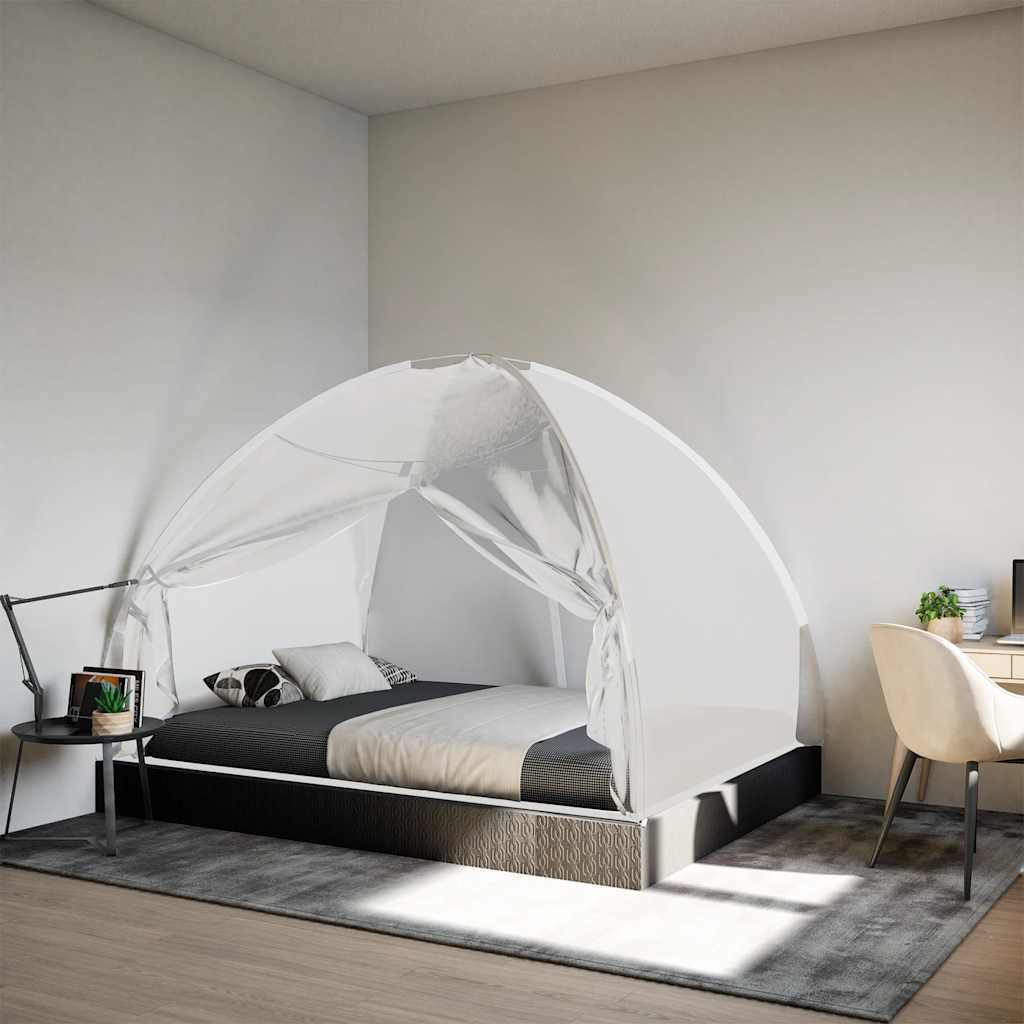 Rede mosquiteira com portas malha 220 200x150x140 cm branco