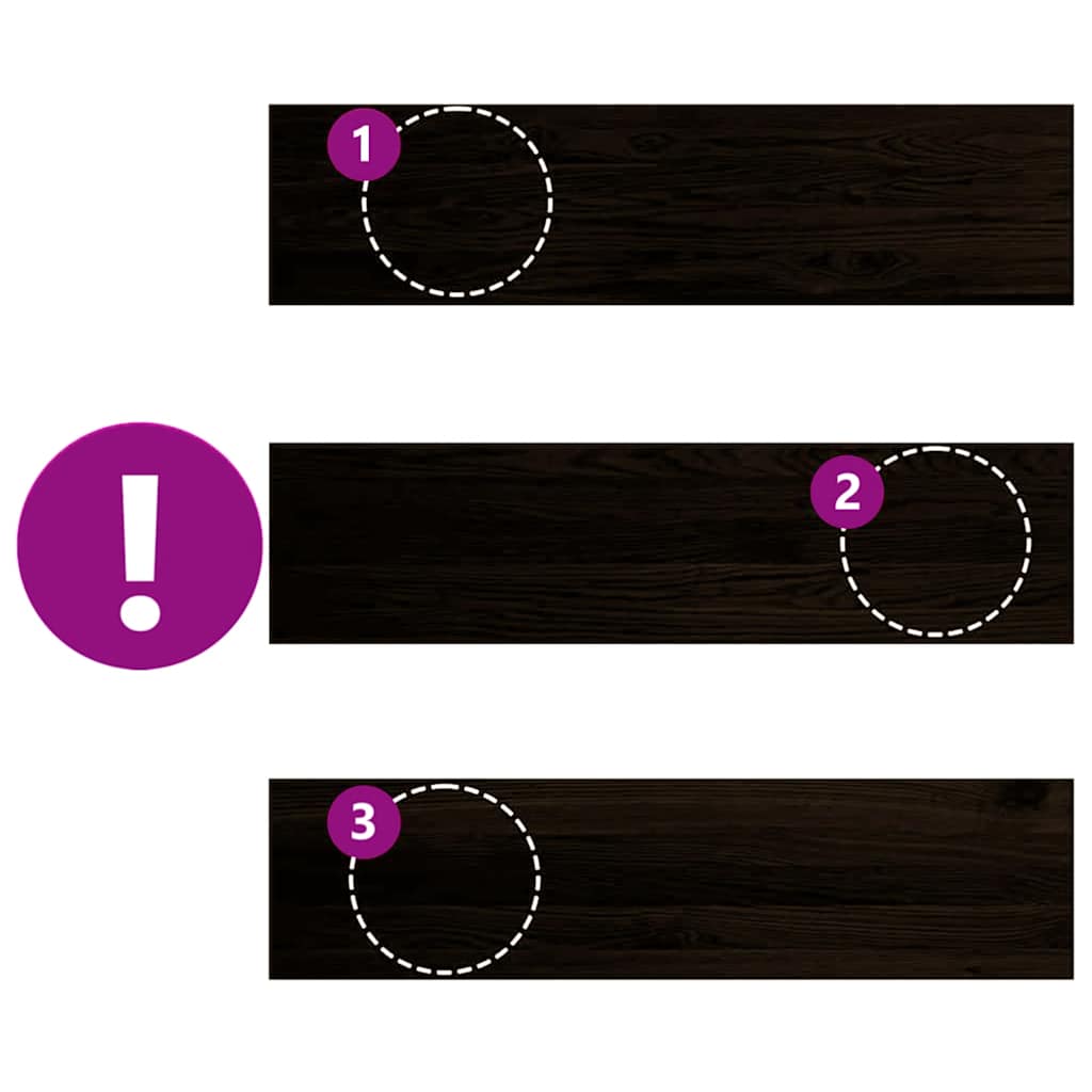 Tapetes de escada 12 pcs 100x25x2 cm carvalho castanho escuro