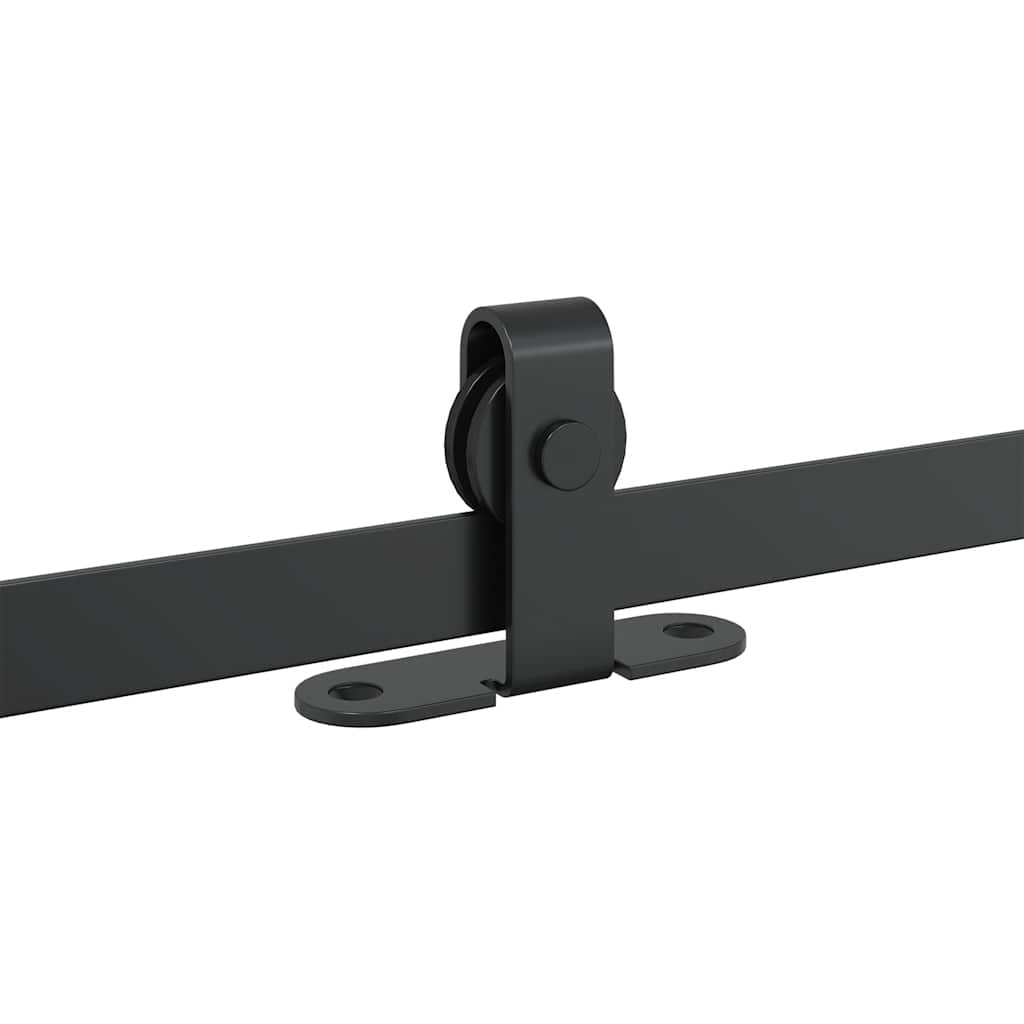 Kit p/ porta de armário deslizante 122 cm aço carbono