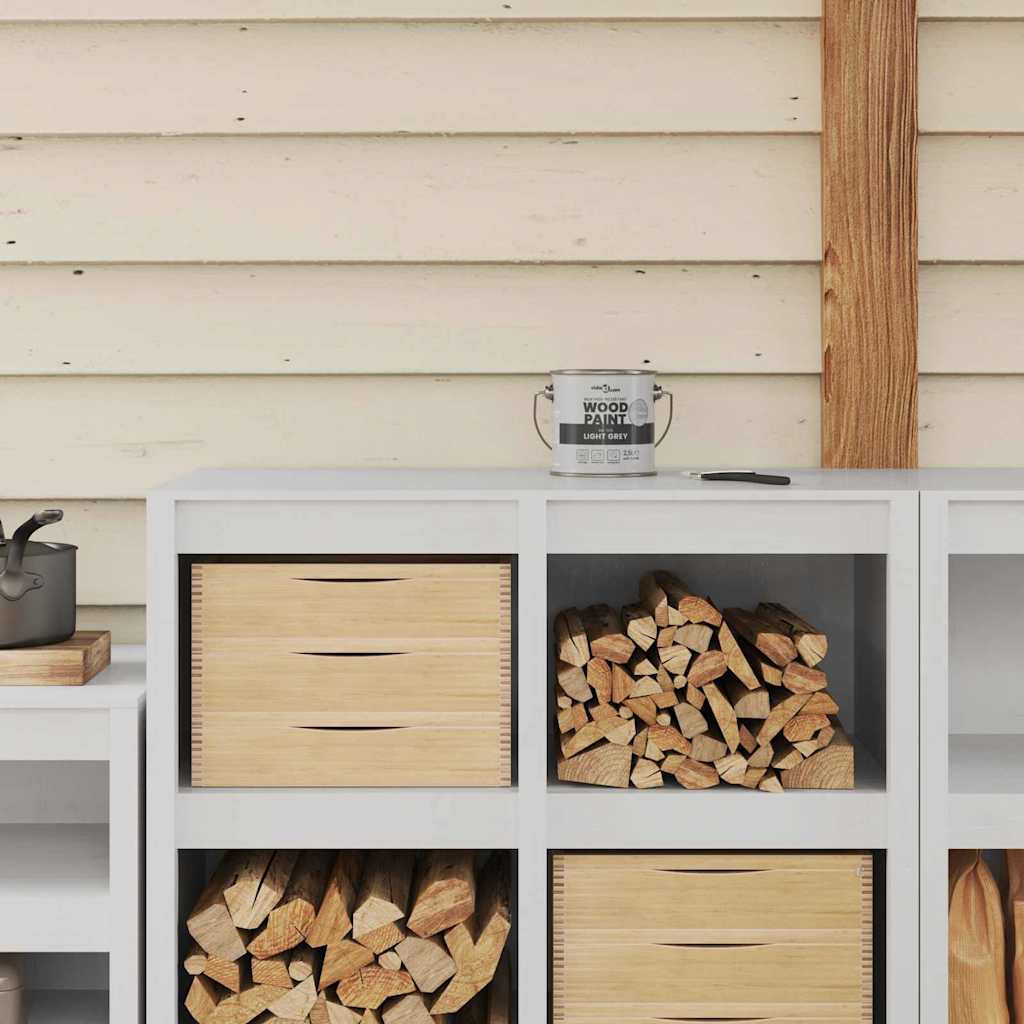 Tinta para madeira Cinzento-claro 16,5 x 16,5 x 15,9 cm