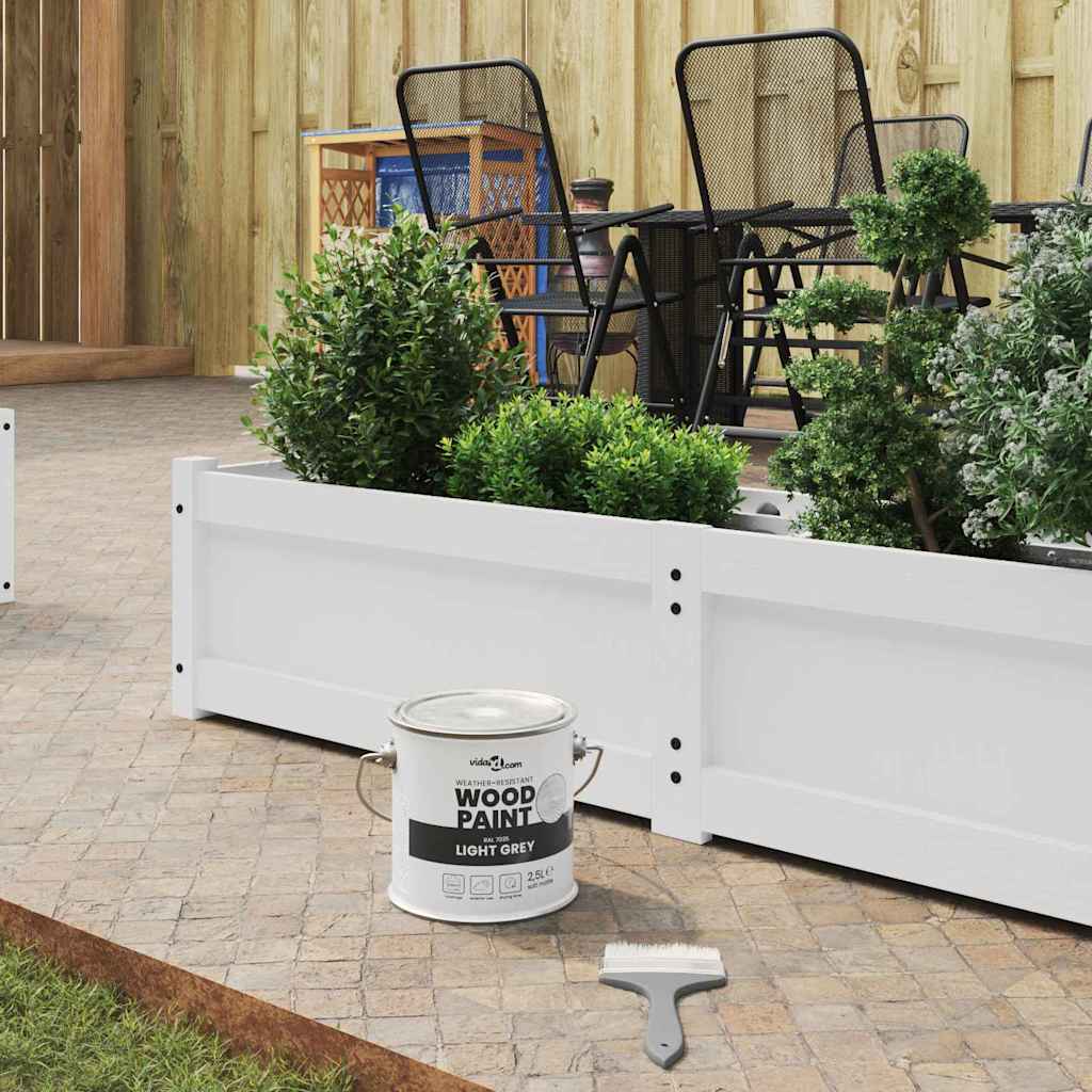 Tinta para madeira Cinzento-claro 16,5 x 16,5 x 15,9 cm