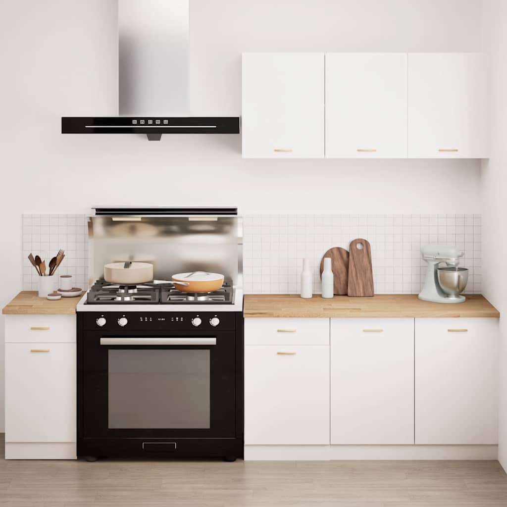 Bancada de cozinha retangular 40x63,5x2,7 cm carvalho maciça