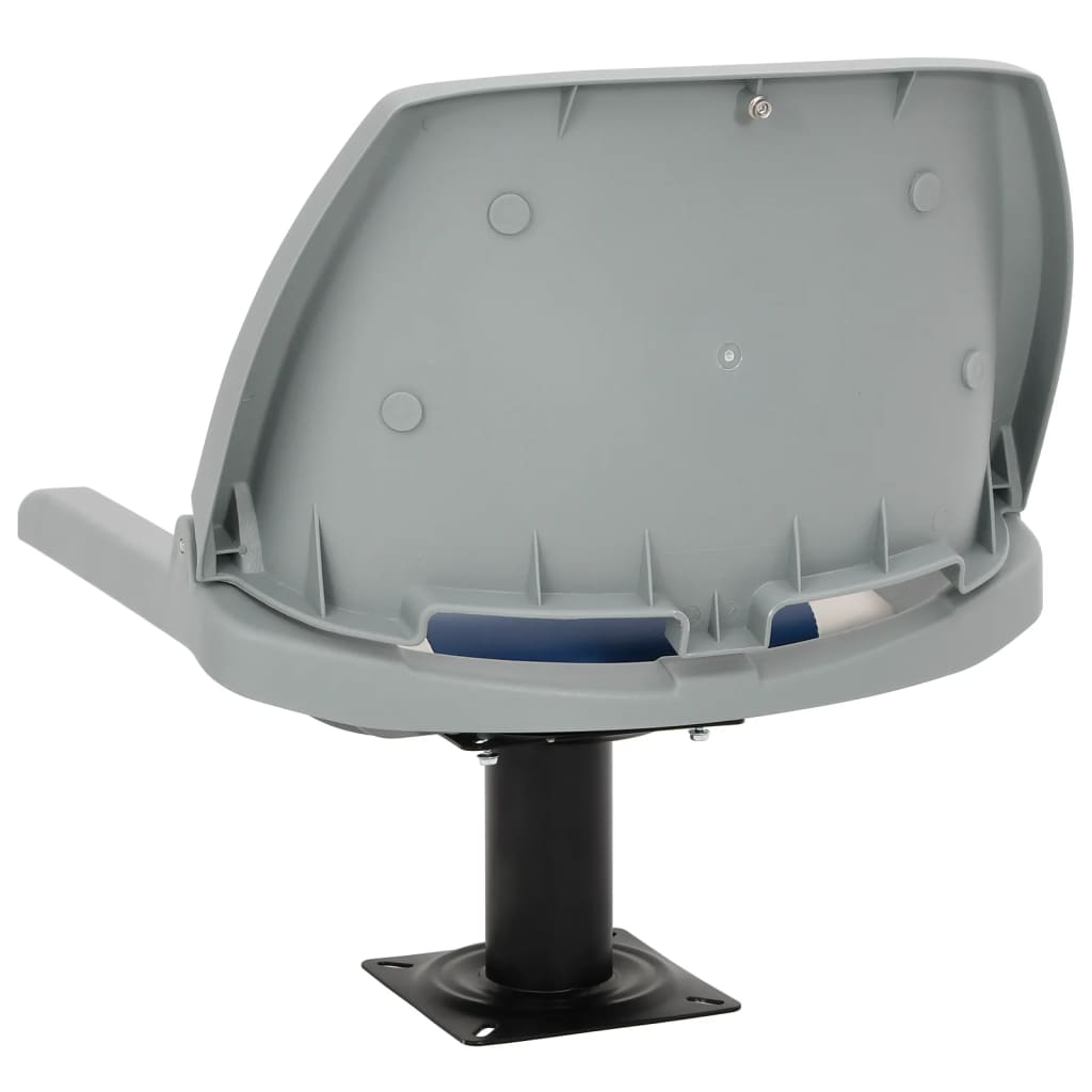 4 pcs conjunto assento barco dobrável 48x51x41 cm azul e branco