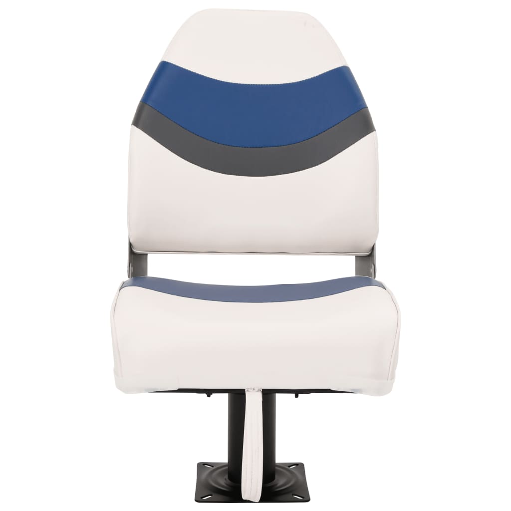 2 pcs conjunto assento de barco dobrável com encosto alto