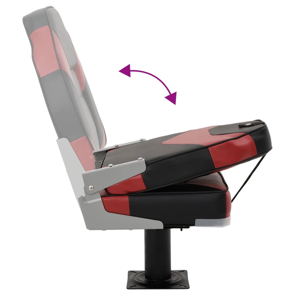 4 pcs conjunto assento de barco dobrável com encosto alto