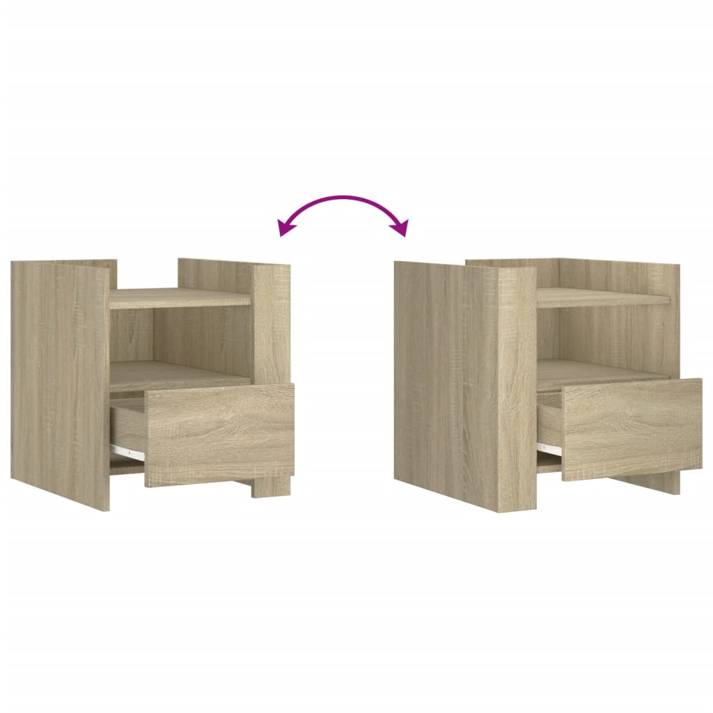 Mesa cabeceira 45x50x50 cm derivados de madeira branco