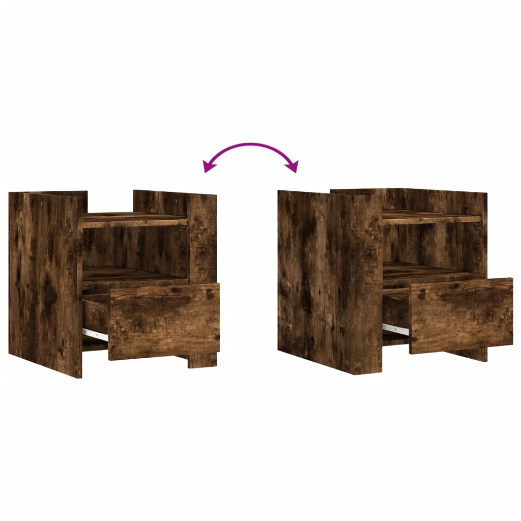 Mesa cabeceira 45x50x50 cm derivados de madeira branco