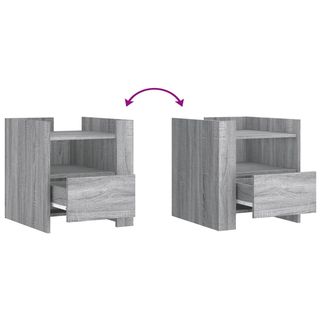 Mesa cabeceira 45x50x50 cm derivados de madeira branco