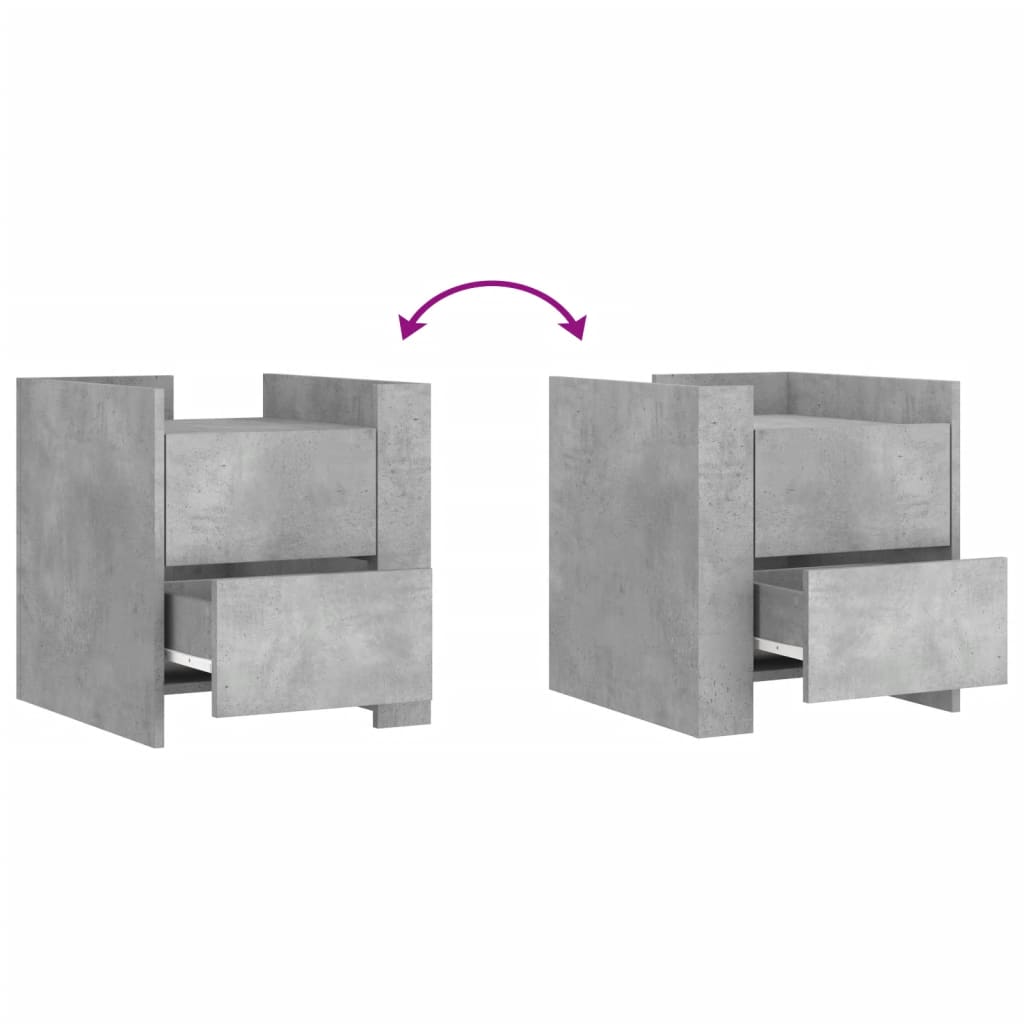 Mesa cabeceira 45x50x50 cm derivados de madeira branco