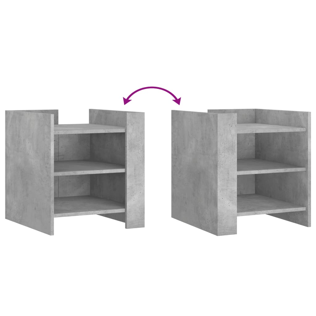 Mesa cabeceira 45x50x50 cm derivados de madeira branco