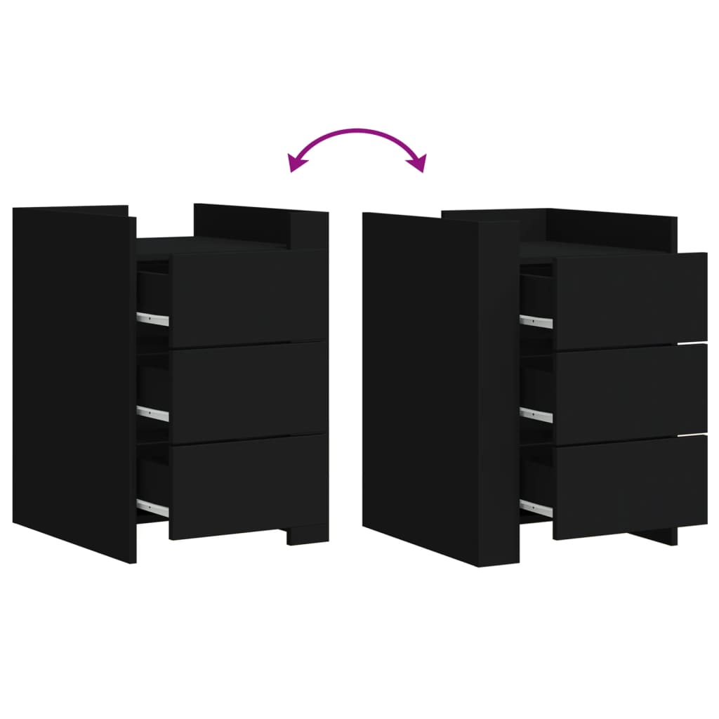 Mesa de cabeceira 45x50x65 cm derivados de madeira branco