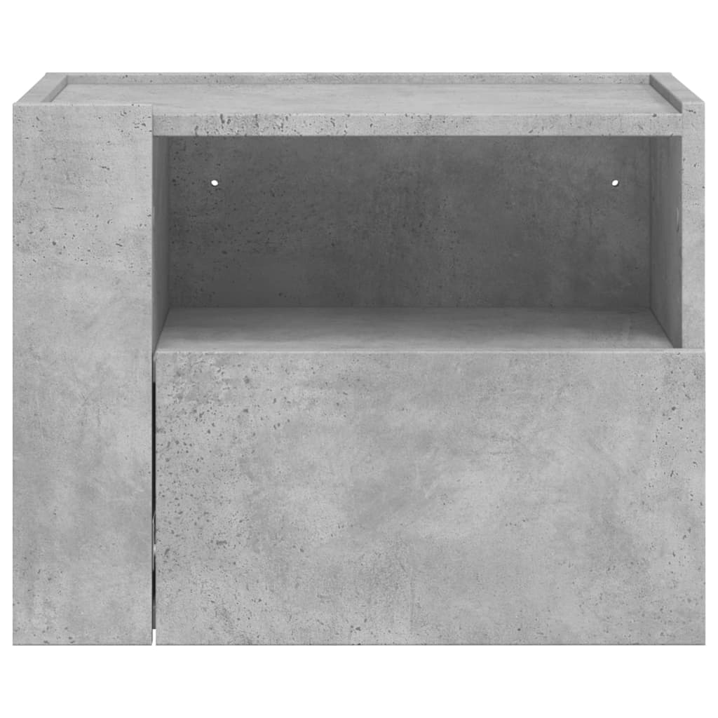 Mesa de cabeceira de parede 45x30x35 cm branco