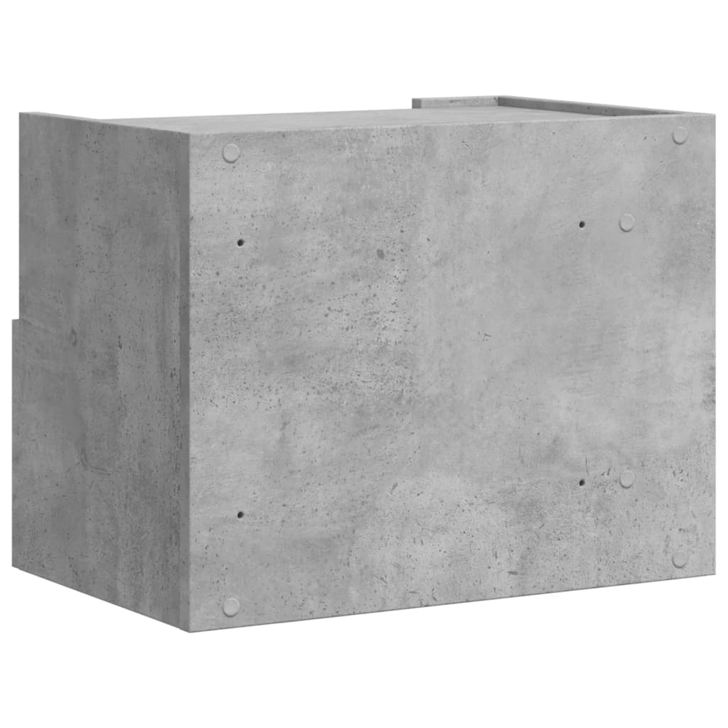 Mesa de cabeceira de parede 45x30x35 cm branco