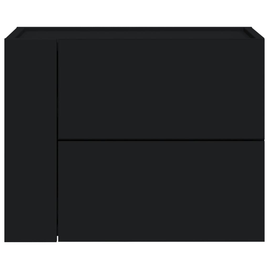 Mesa de cabeceira de parede 45x30x35 cm branco