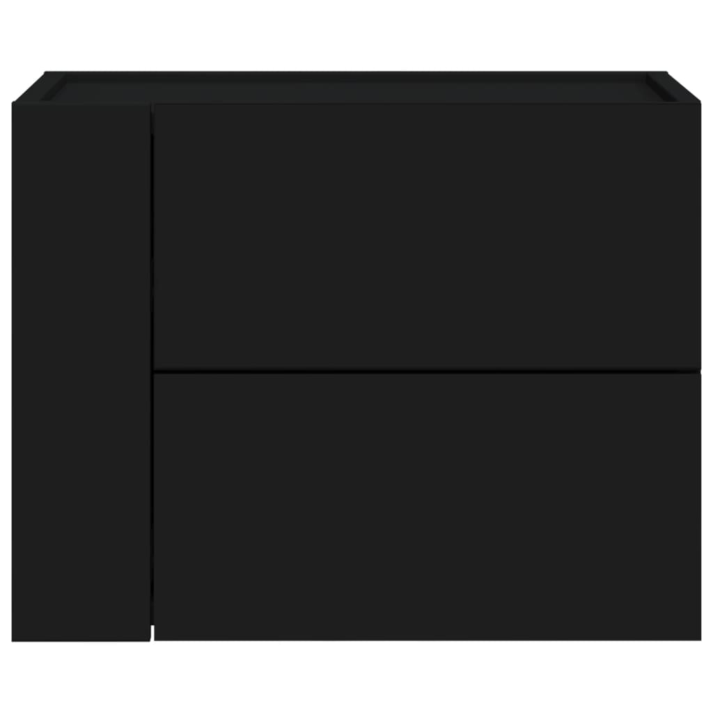 Mesas de cabeceira de parede 2 pcs 45x30x35 cm branco