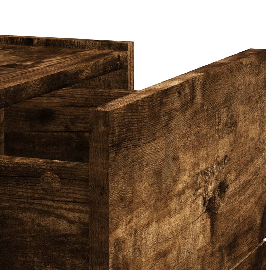 Mesa de cabeceira de parede 45x30x35 cm branco