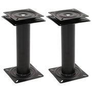 2 pcs pedestais para banco de barco giratórios a 360° aço