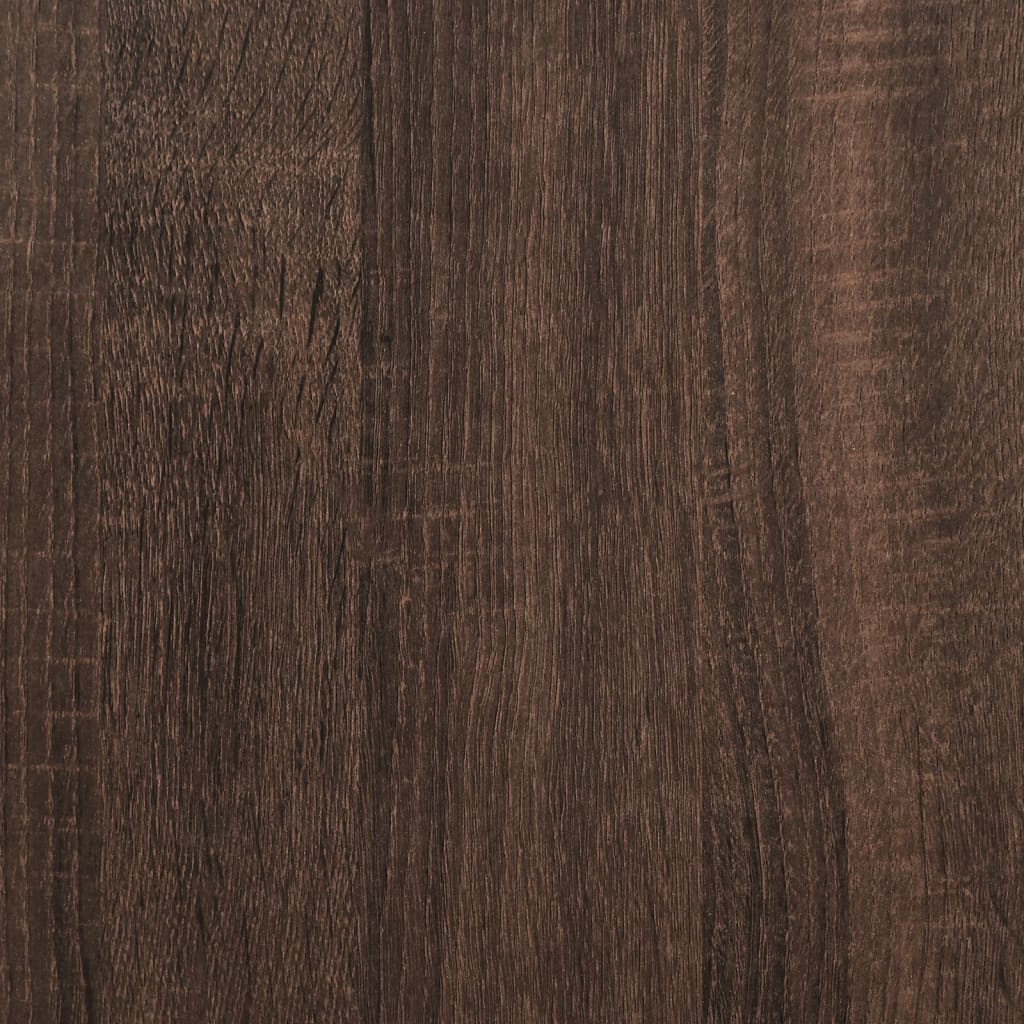 Armário vitrine 60x8,5x58 cm deriv. madeira carvalho castanho