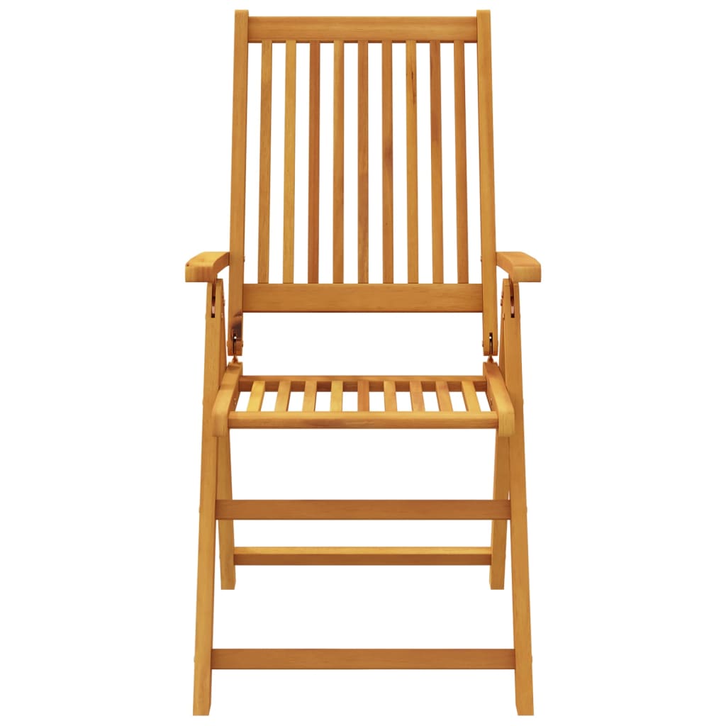 Conjunto de jantar p/ jardim 5 pcs madeira de acácia maciça