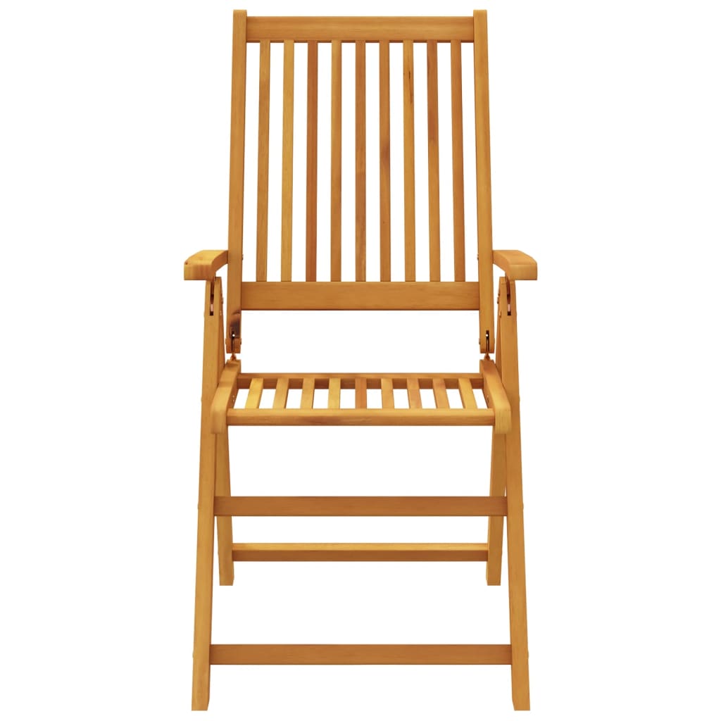 Conjunto de jantar p/ jardim 5 pcs madeira de acácia maciça