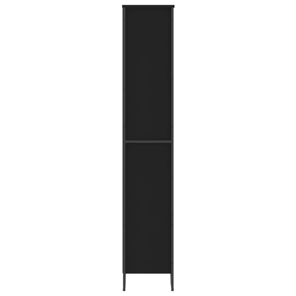 Estante 80x31x169 cm derivados de madeira preto