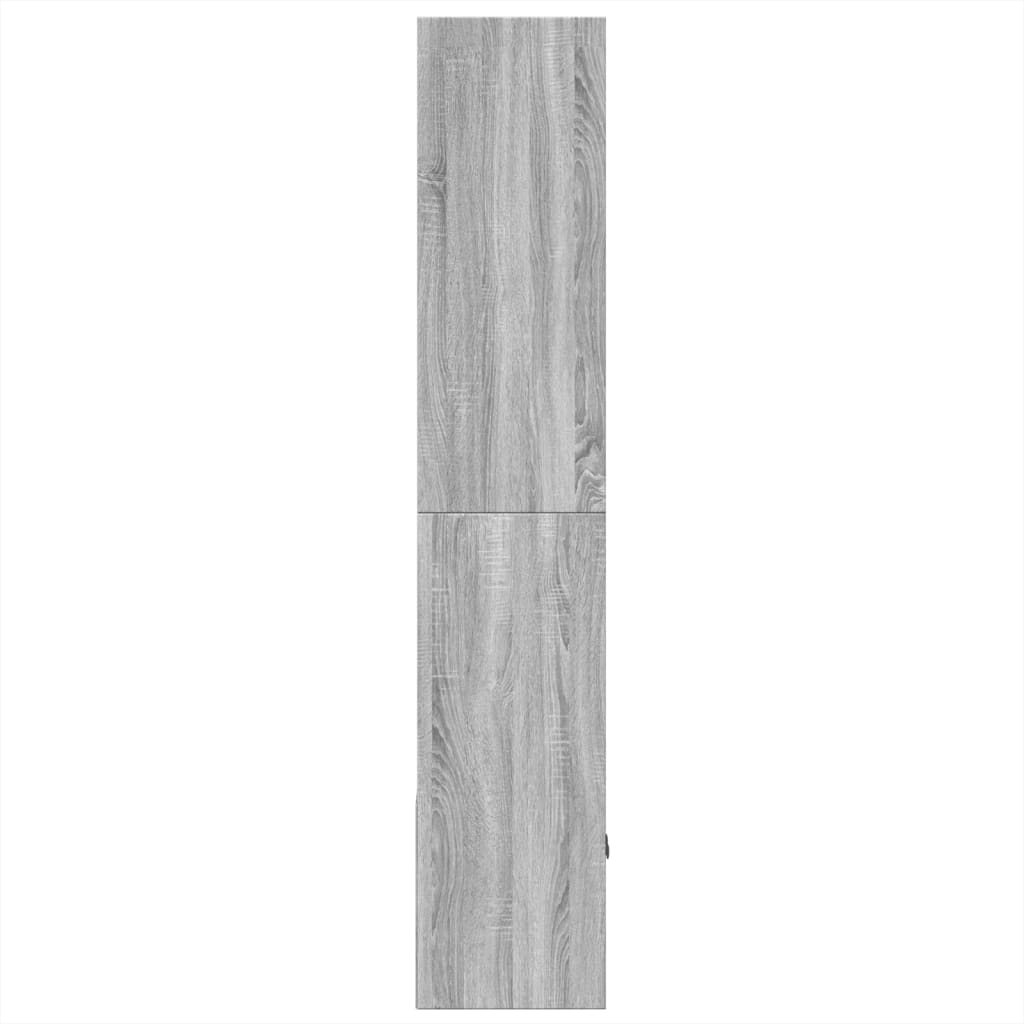 Estante 70x36x189 cm derivados de madeira cinzento sonoma