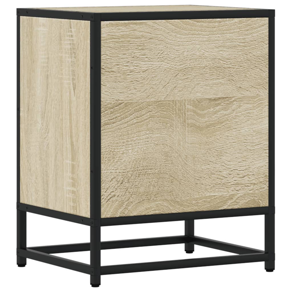 Mesas de cabeceira 2 pcs derivados de madeira cinzento sonoma