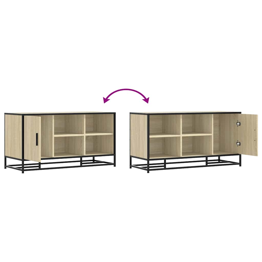 Banco para calçado sonoma 60x40x53,5 cm madeira metal cinzento