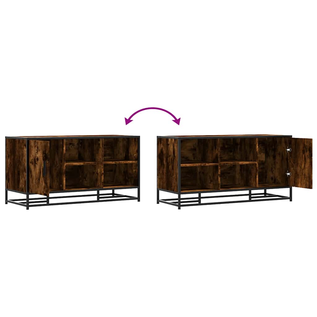 Banco para calçado sonoma 60x40x53,5 cm madeira metal cinzento