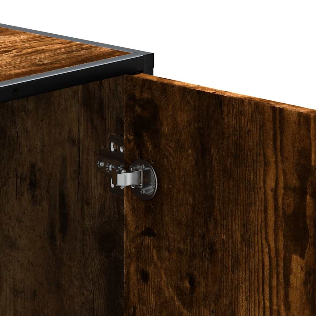 Banco para calçado sonoma 60x40x53,5 cm madeira metal cinzento