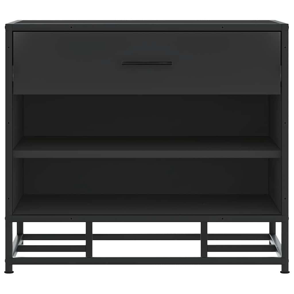 Banco para calçado sonoma 60x40x53,5 cm madeira metal cinzento