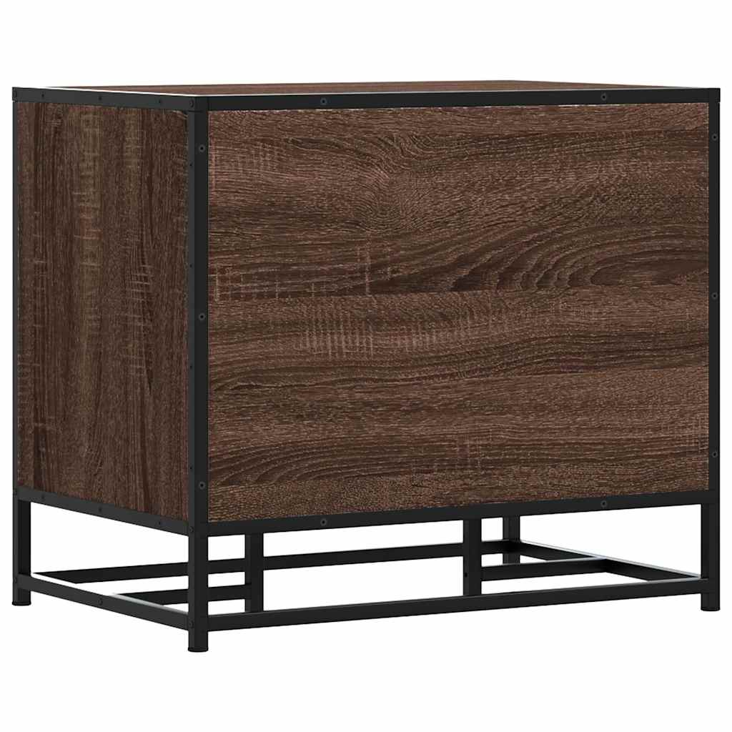 Banco para calçado sonoma 60x40x53,5 cm madeira metal cinzento