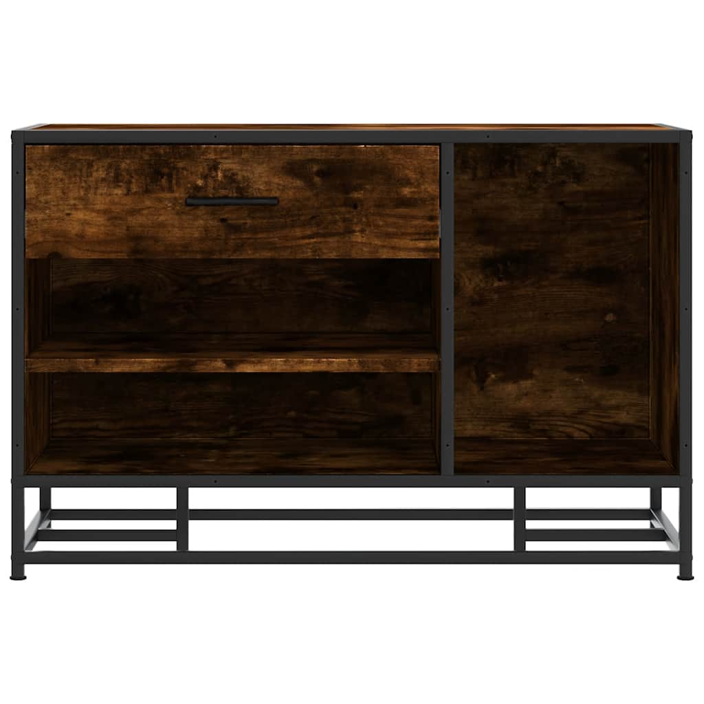 Banco para calçado sonoma 60x40x53,5 cm madeira metal cinzento