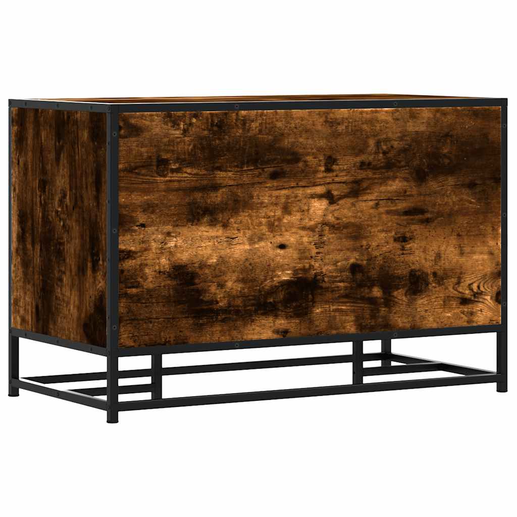 Banco para calçado sonoma 60x40x53,5 cm madeira metal cinzento