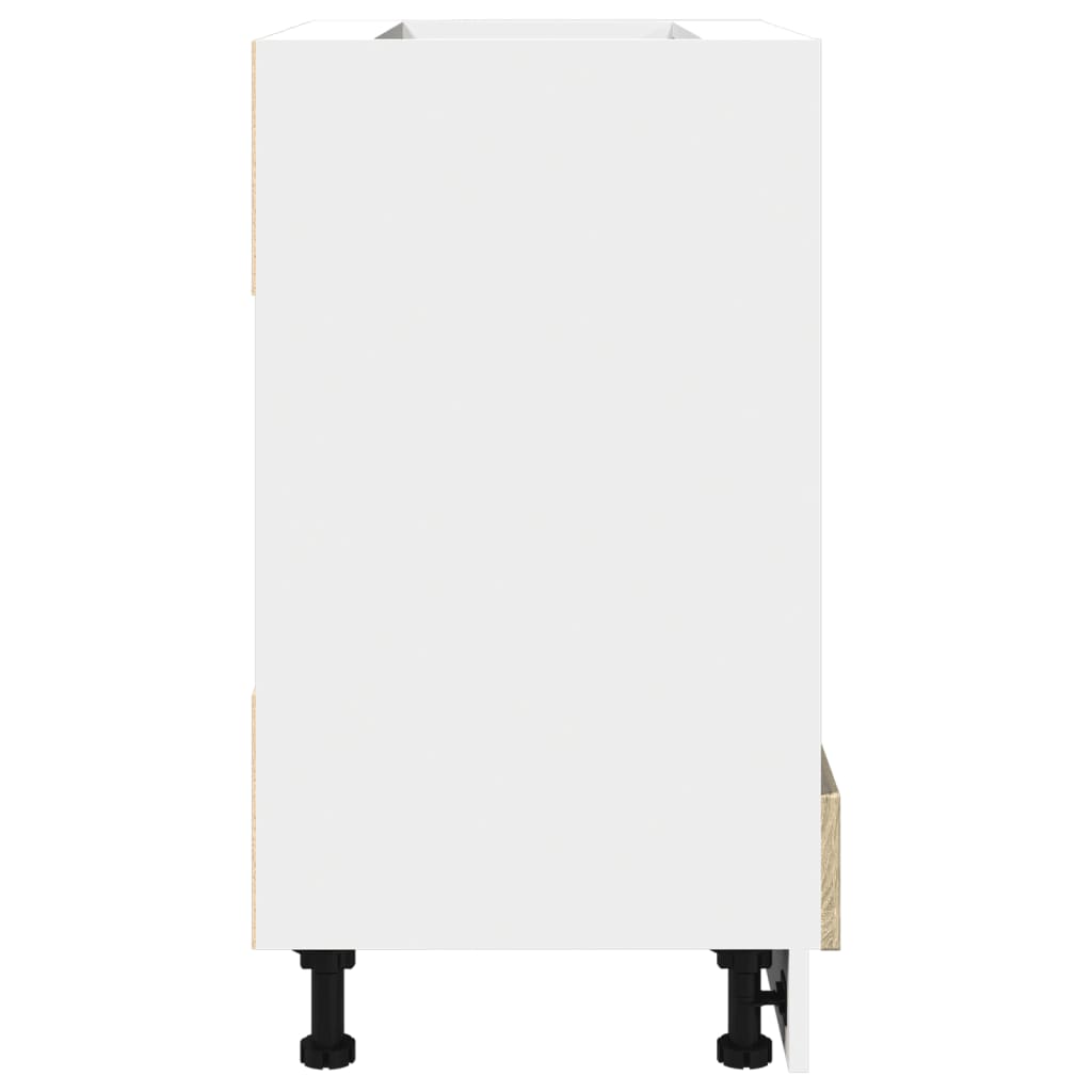 Armário p/ forno "Riga" deriv. madeira cinzento sonoma