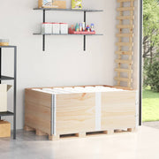 Colares para paletes 3 pcs 150x100 cm madeira de pinho maciça