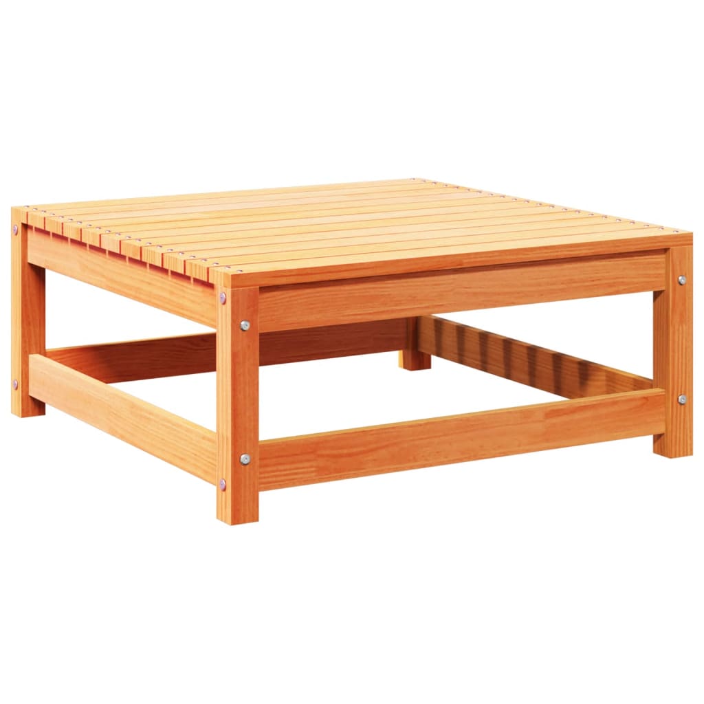 10 pcs conjunto sofás de jardim madeira de pinho castanho mel