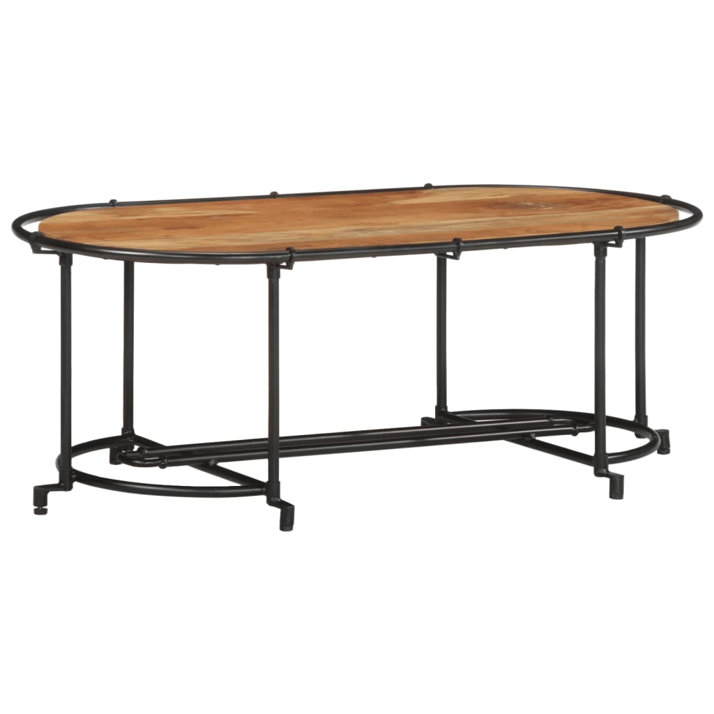 Mesa de centro 110x55x40 cm madeira de acácia maciça